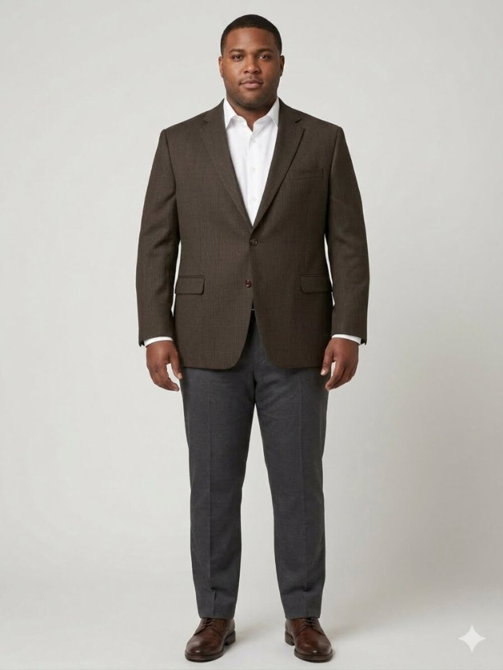 Ralph Lauren Men's Dark Brown Two-Button Sport Coat Blazer 48R